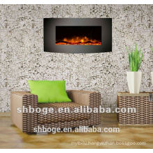 Curved new style Wall Hanging electric home fireplace